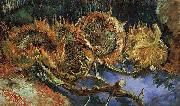 Vincent Van Gogh Four Withered Sunflowers oil on canvas